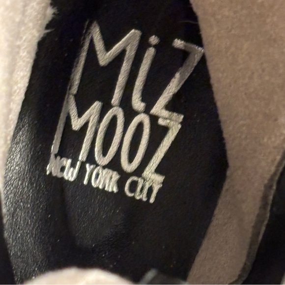 Miz Mooz Leather Double Buckle Ankle Boots Biggs Black Women’s Sz EU 39 US 8.5 - Picture 10 of 11
